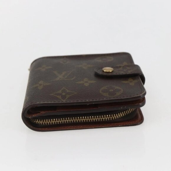 LOUIS VUITTON Monogram Compact zip Wallet M61667 LV Auth 153671 - Picture 6 of 16